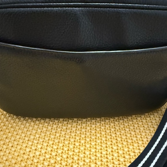 Kate Spade Black Crossbody Bag with Striped Strap - Picture 5 of 12